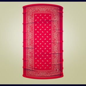 💖 5/$25 Red paisley neck gaiter